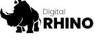 Digital Rhino Logo Black